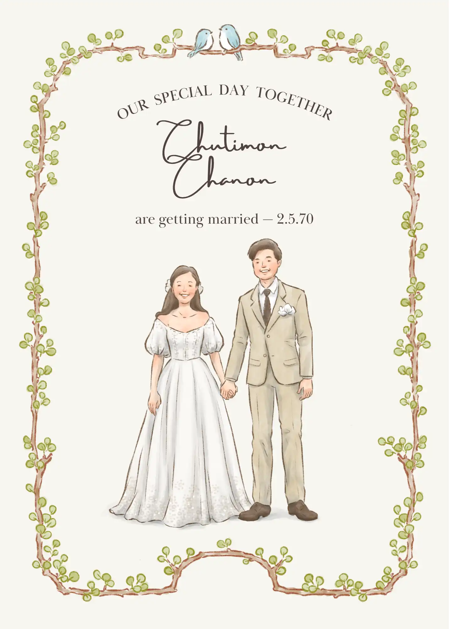 Chanon & Chutimon are getting married — Sunday, 2 May 2027